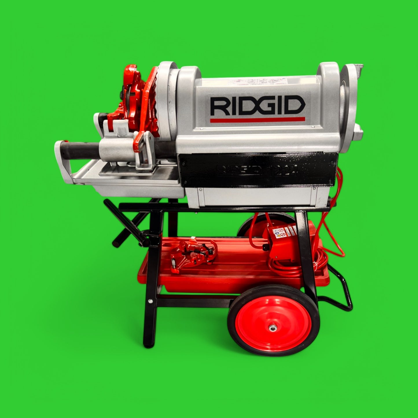 REFURBISHED RIDGID 1224 PIPE THREADING MACHINE 1/4" - 2", 2 1/2"-4"