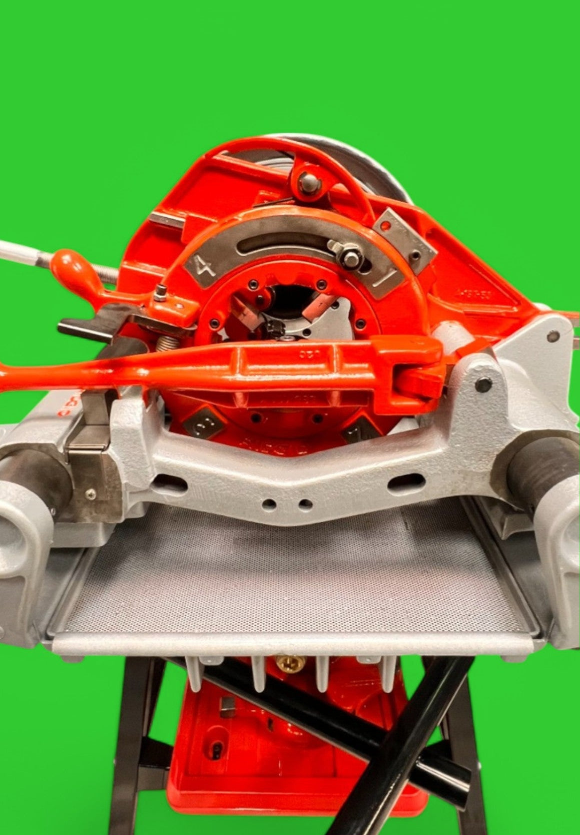 REFURBISHED RIDGID 1224 PIPE THREADING MACHINE 1/8''-4''