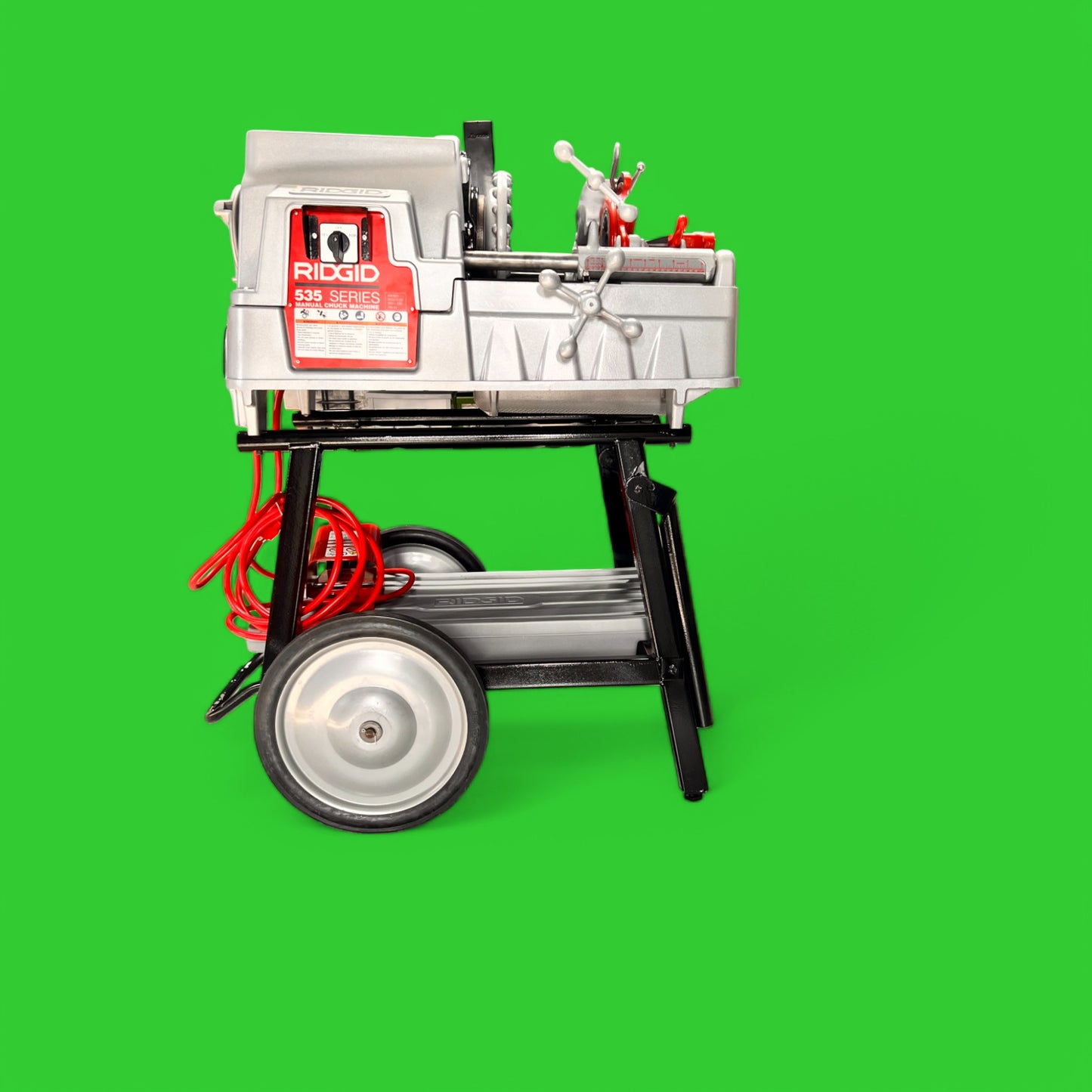 REFURBISHED RIDGID 535A PIPE THREADING MACHINE.