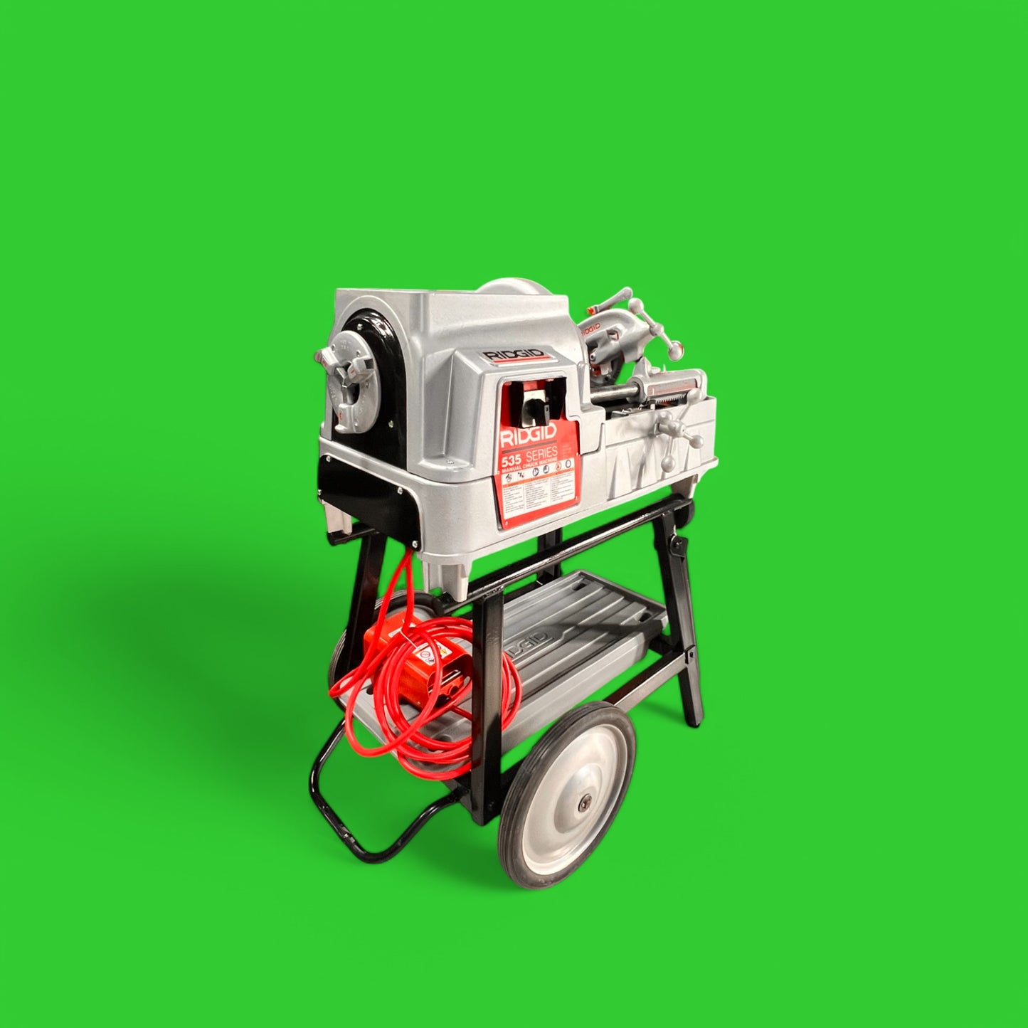 REFURBISHED RIDGID 535A PIPE THREADING MACHINE.