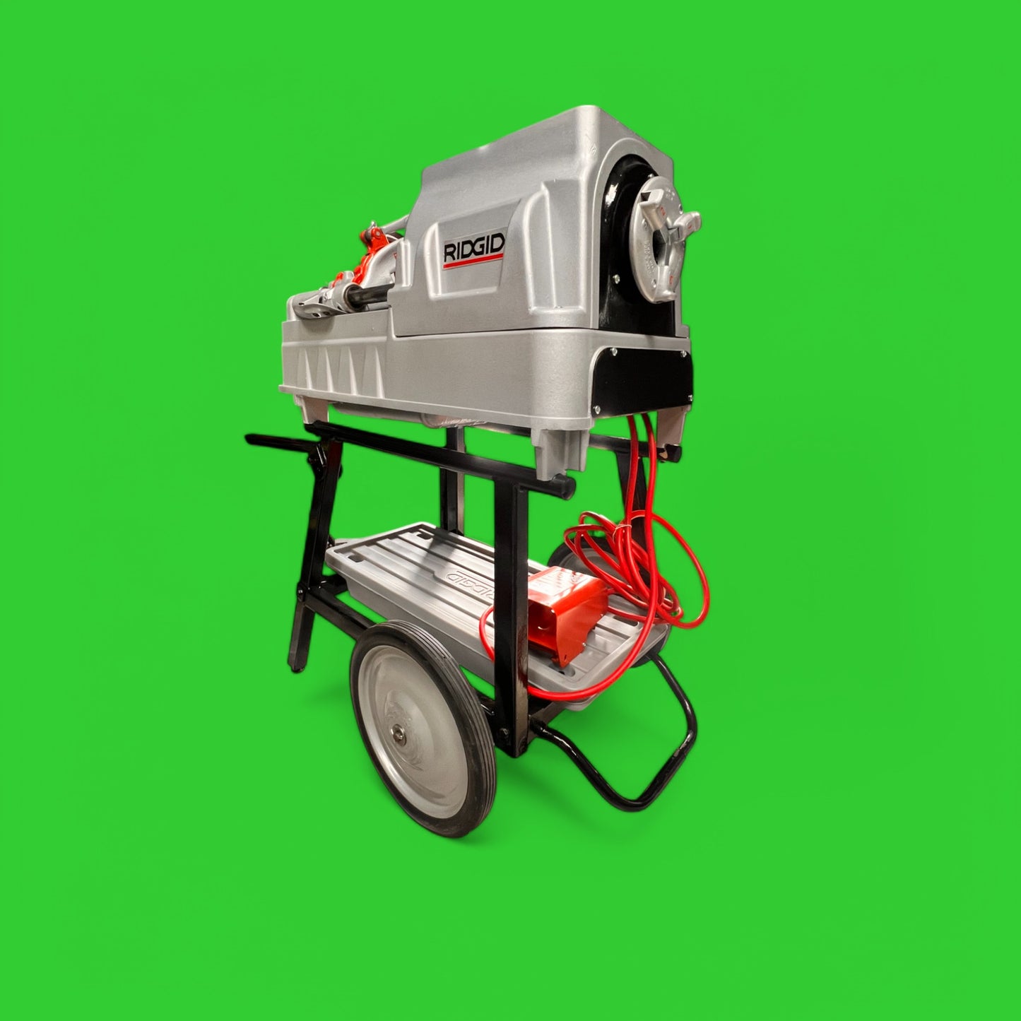 REFURBISHED RIDGID 535A PIPE THREADING MACHINE.