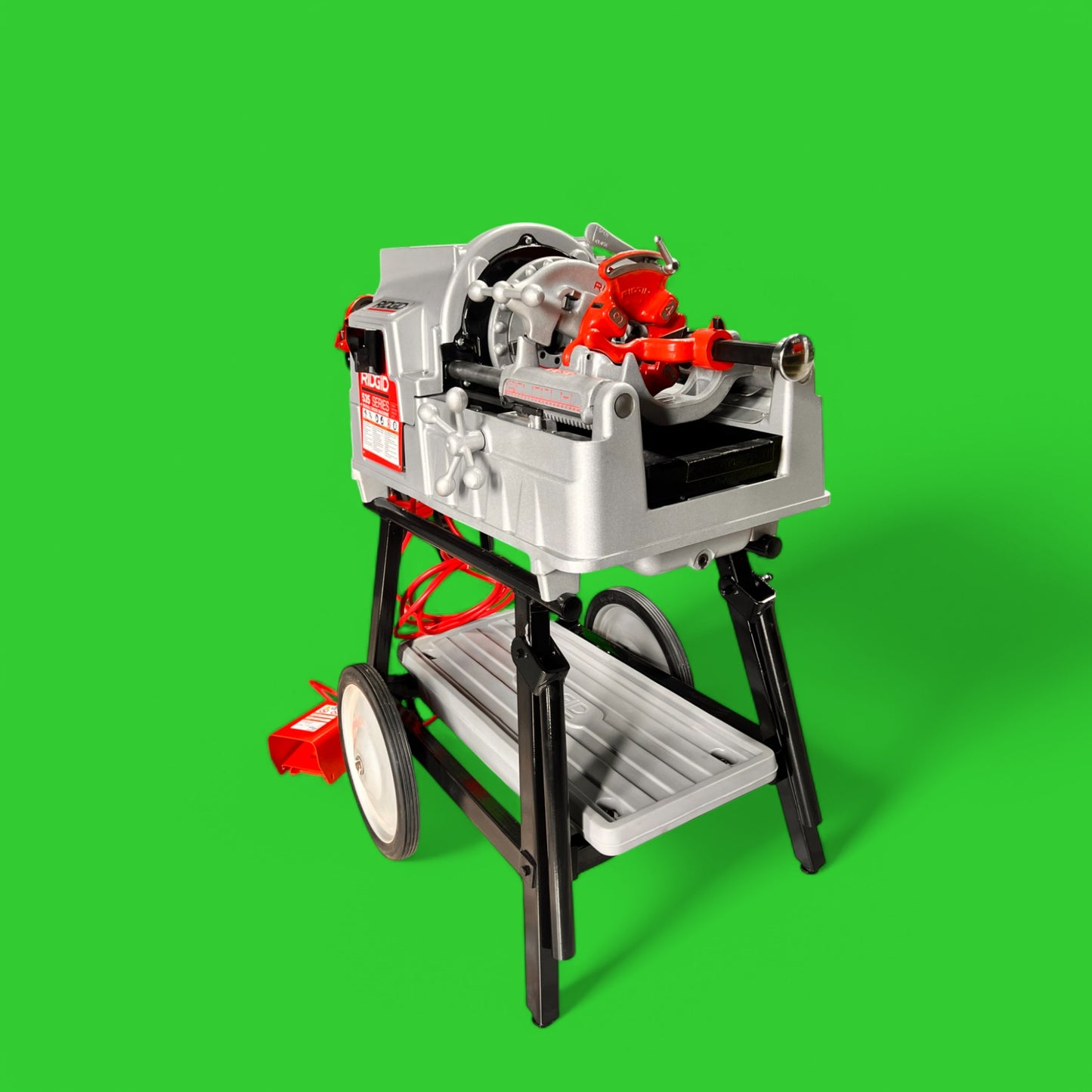 REFURBISHED RIDGID 535A PIPE THREADING MACHINE.