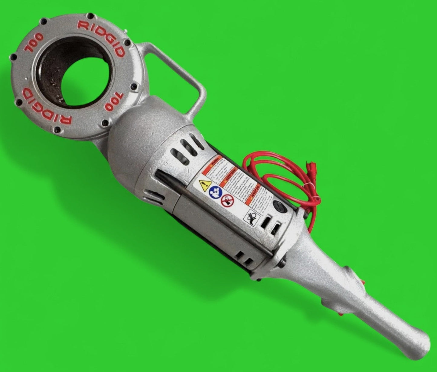 RIDGID Model 700 Hand-Held Power Drive, 41935, Portable Pipe Threading Machine, 120 V