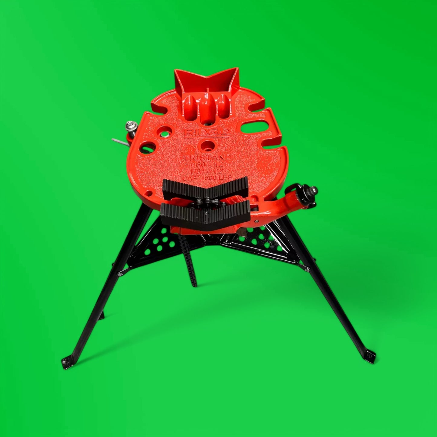 REFURBISHED RIDGID 36278 460-12 PORTABLE TRISTAND CHAIN VISE 1/8'' TO 12''