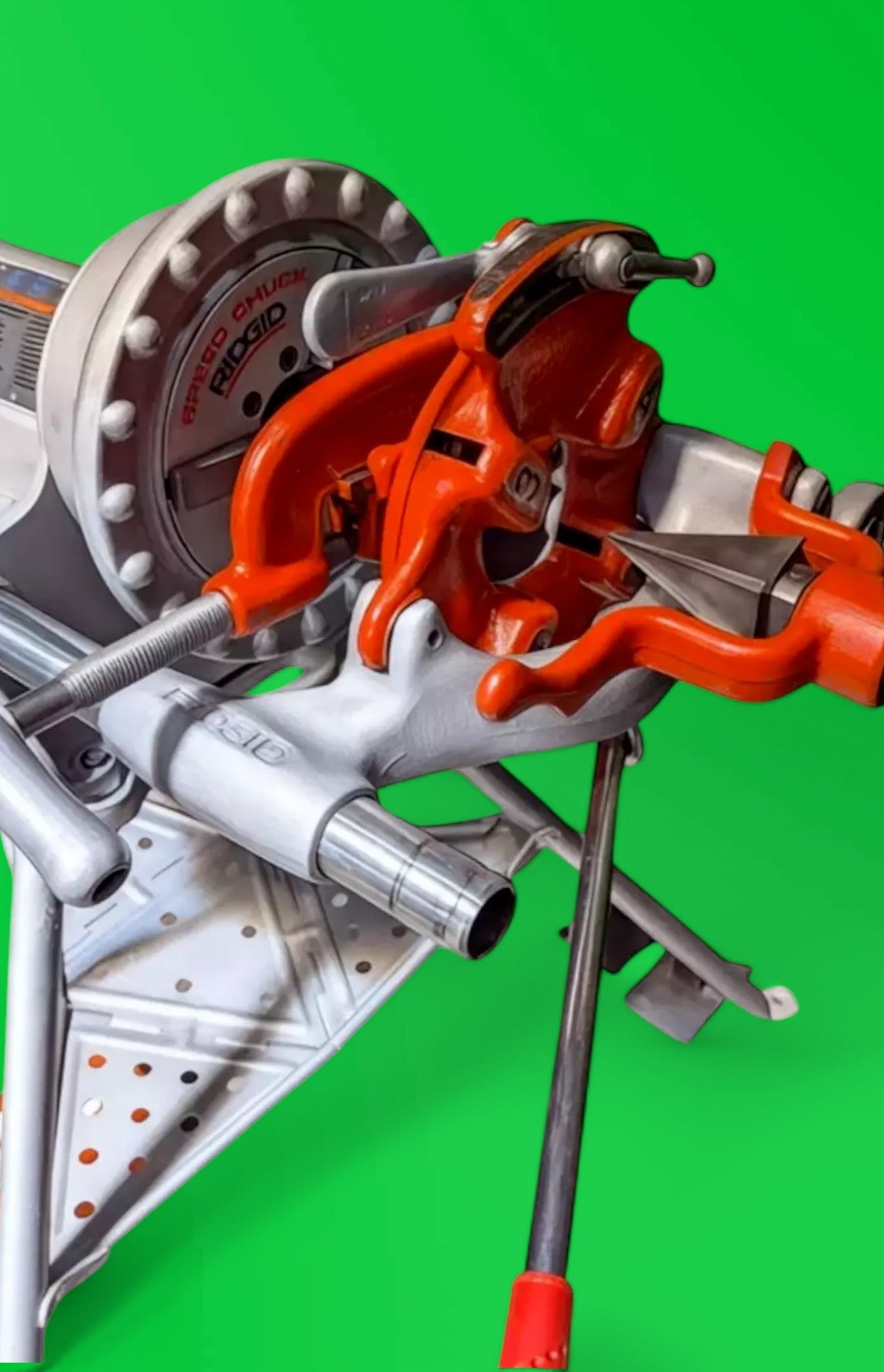 RIDGID 300 PIPE THREADING MACHINE COMPLETE (38 RPM)