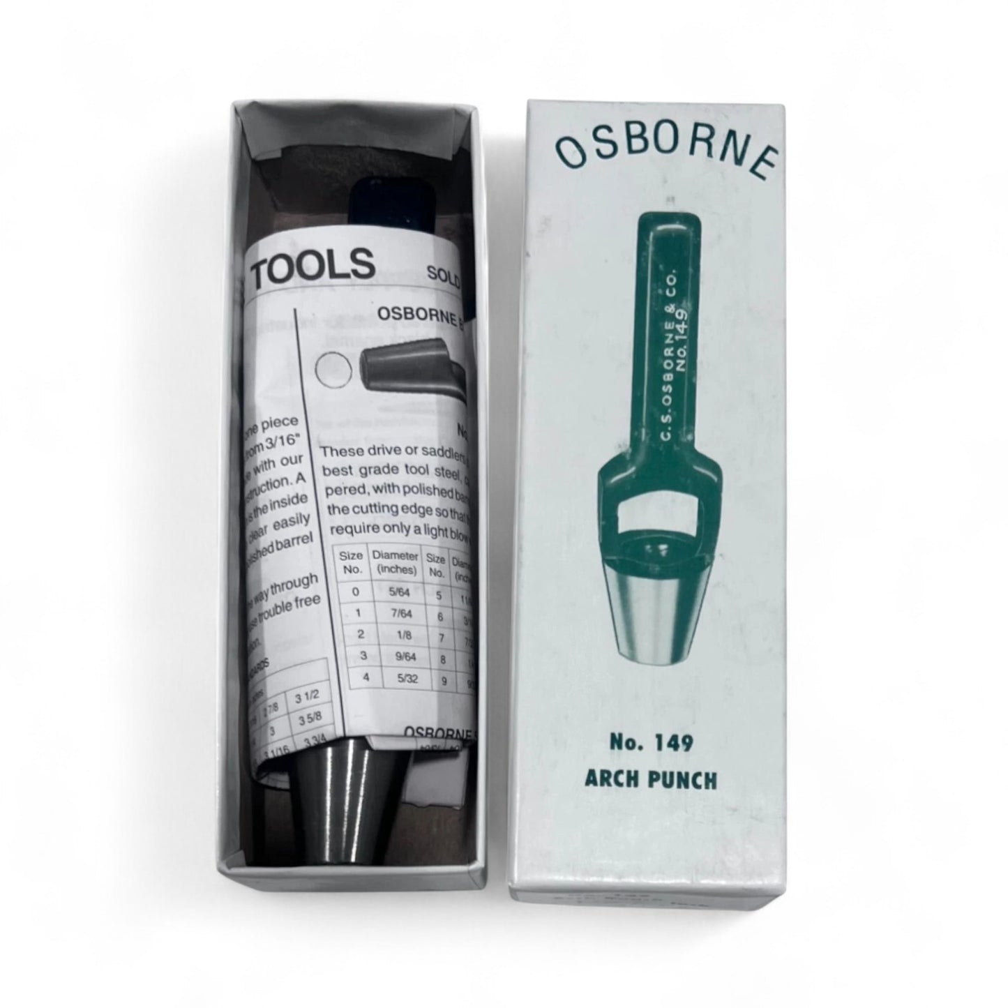 OSBORNE No .149 , 1/2" ARCH PUNCH