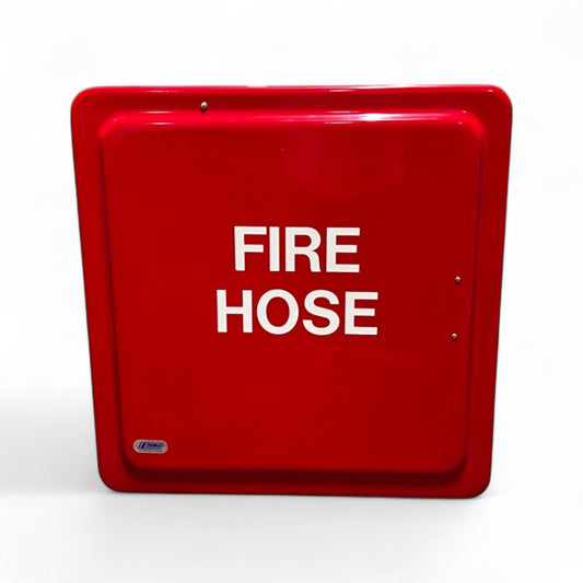 FIRE HOSE CABINET, FIBERGLASS, WEATHERPROOF (OD 29-1/4 x 29-1/4 x 11-1/2)