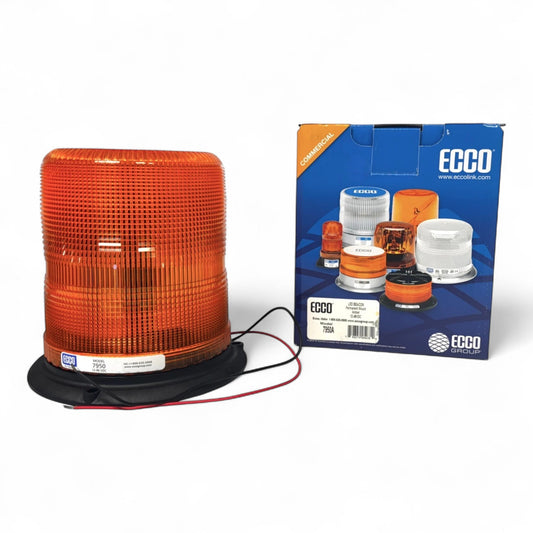ECCO PULSE II HIGH PROFILE LED AMBER BEACON, WRECKER TOW TRUCK