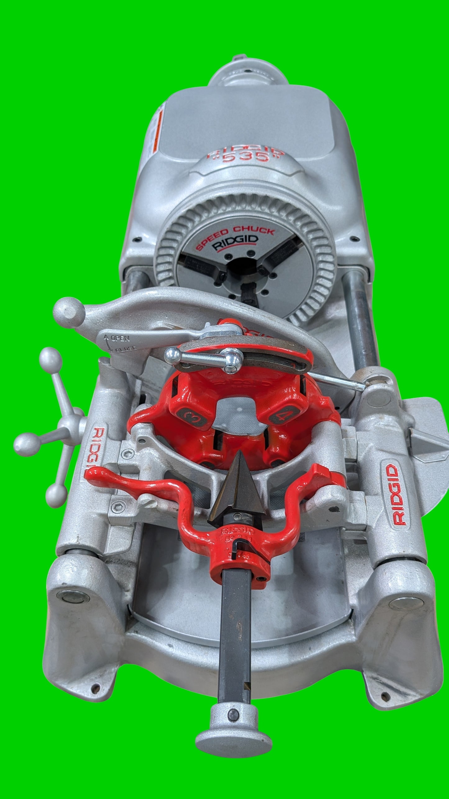 REFURBISHED RIDGID 535 V1 PIPE THREADING MACHINE, NO STAND