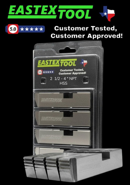 HSS Threading Dies 2½″–4″ NPT – Compatible with Ridgid 1224 / 714 Die Head