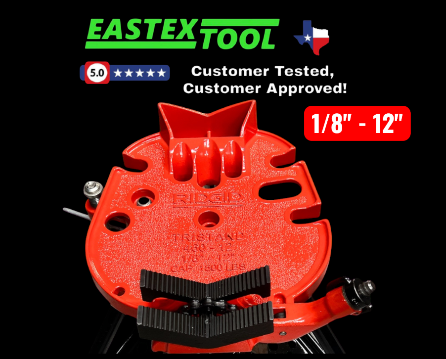 RIDGID 36278 460-12 PORTABLE TRISTAND CHAIN VISE 1/8'' TO 12'' – Eastex ...