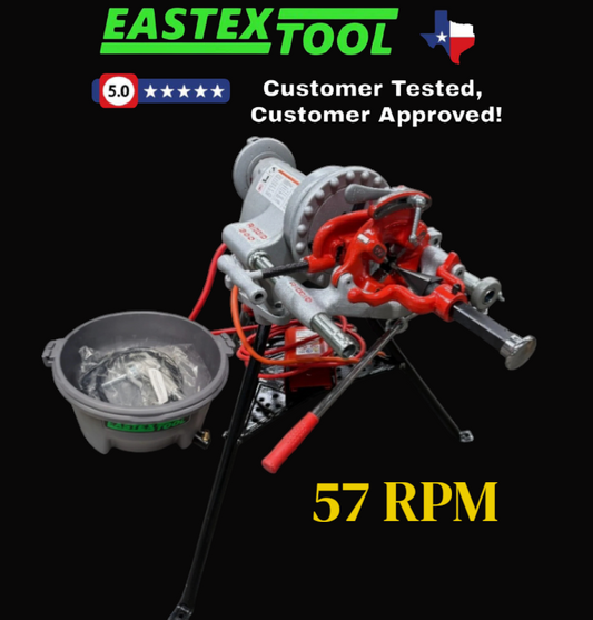 RIDGID 300 PIPE THREADING MACHINE, 15722, 57 RPM REFURBISHED by EASTEX TOOL, LLC