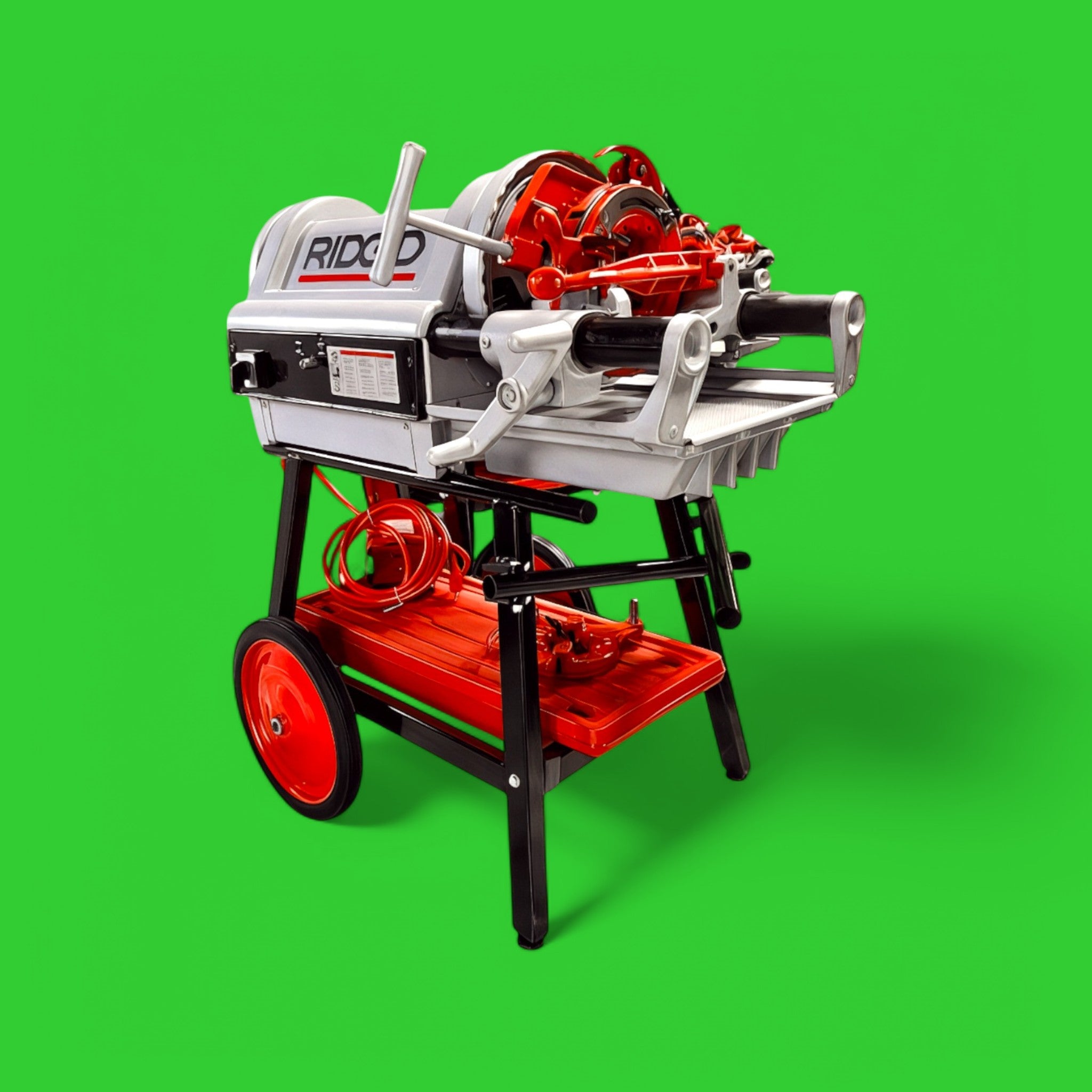 Threading Rigid REFURBISHED RIDGID 1224 PIPE THREADING MACHINE 1/4