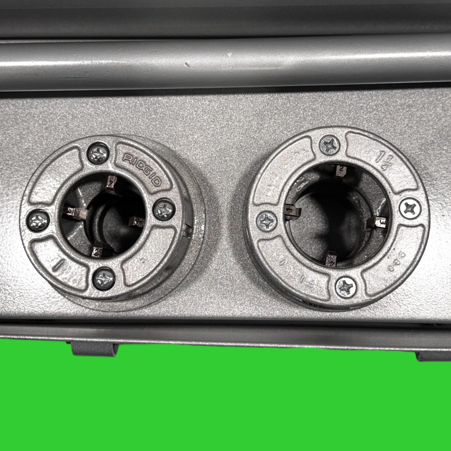 Refurbished Ridgid-12r PVC Die-Head set 1/2' to 2"