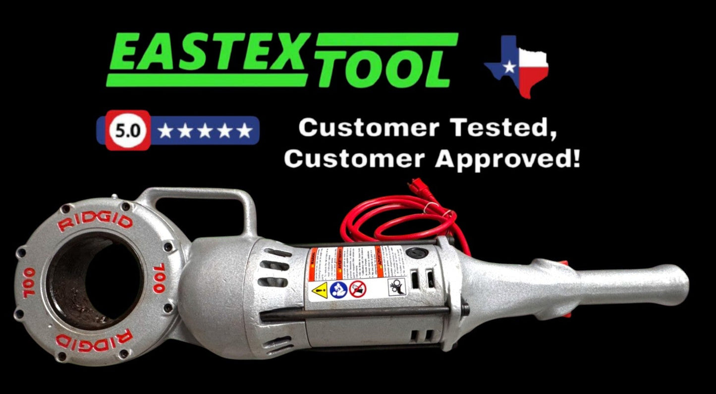 RIDGID Model 700 Hand-Held Power Drive, 41935, Portable Pipe Threading Machine, 120 V