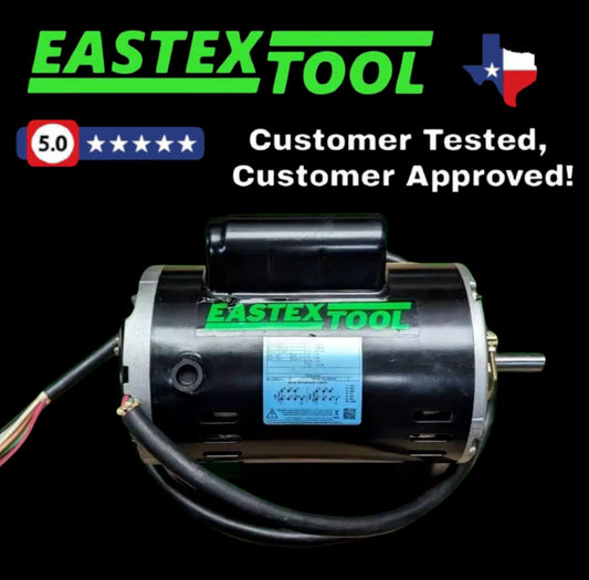 REPLACEMENT MOTOR, FITS RIDGID 1224, 26237 115V, 1 PHASE, 60HZ