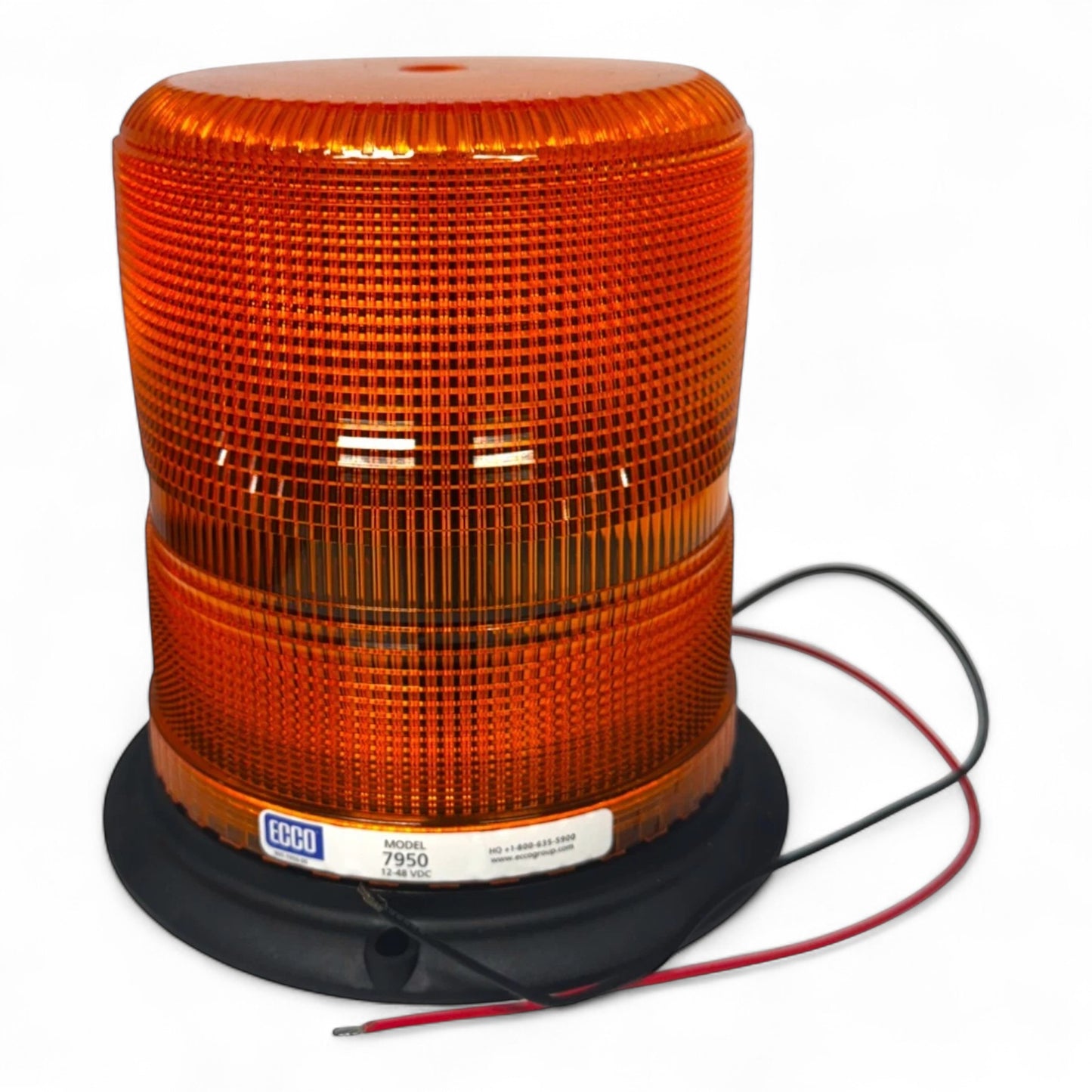 ECCO PULSE II HIGH PROFILE LED AMBER BEACON, WRECKER TOW TRUCK