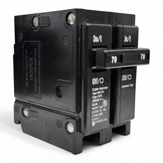 EATON BR270 70 AMP 2 POLE 120/240V TYPE BR CIRCUIT BREAKER