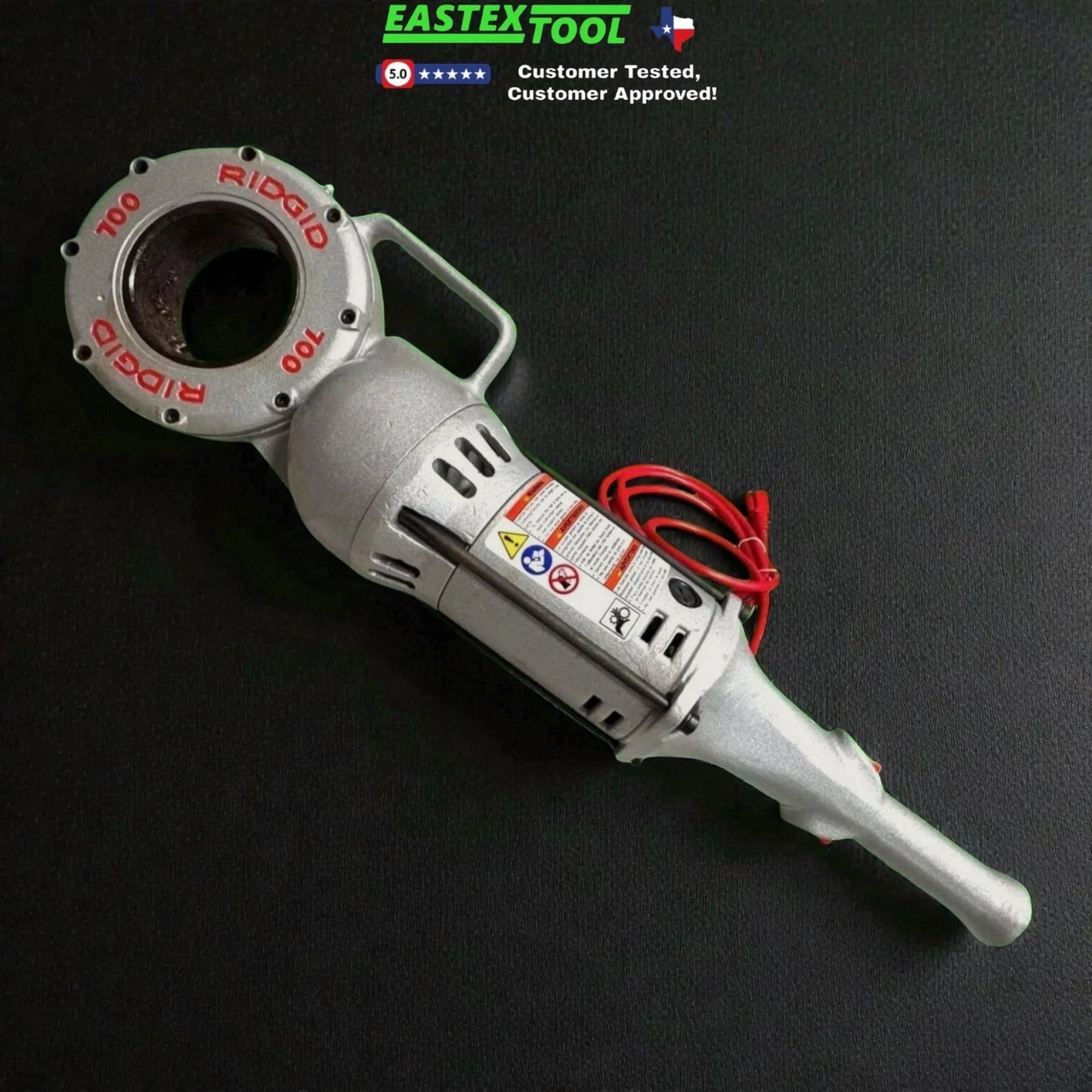 RIDGID 700 POWER DRIVE WITH 12R DIE SET KIT. PIPE THREADING KIT.